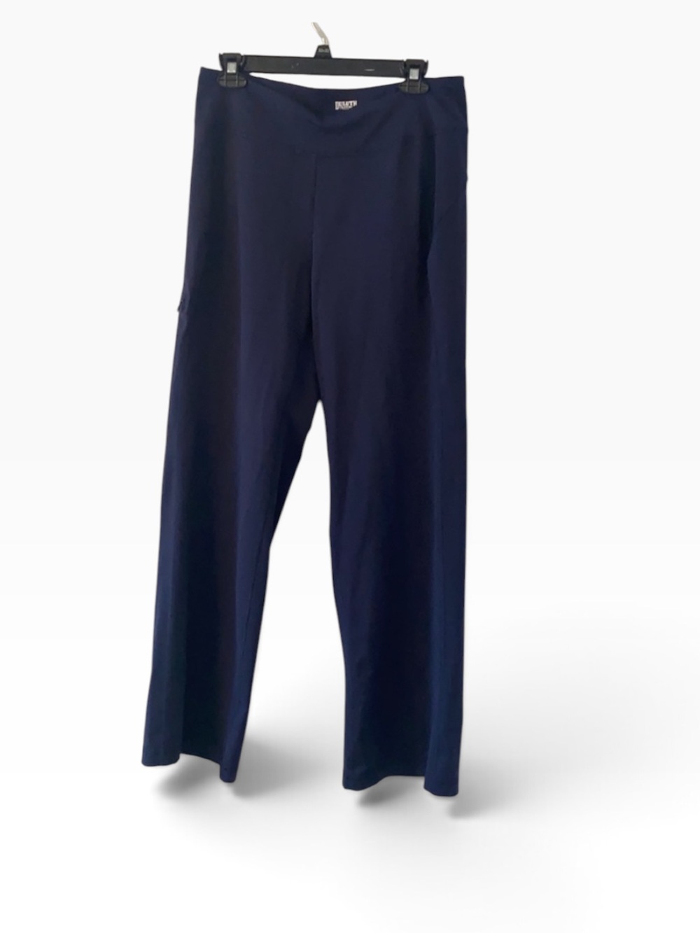 Duluth Trading Co Women's NoGA Classic Relaxed Leg Pants size Large Navy